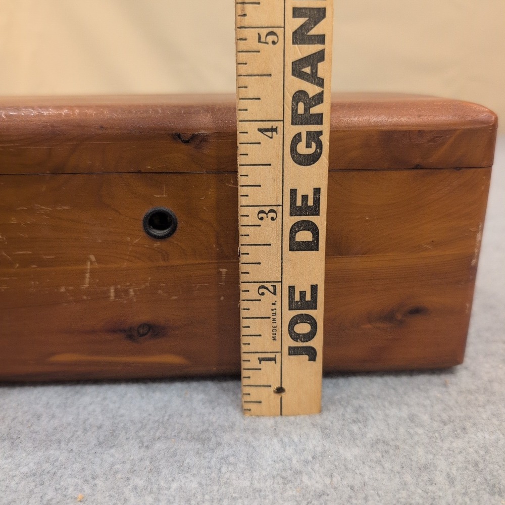 Vintage Lane Cedar Chest Miniature Jewelry Trinket Box Geo Cater Furniture Co - Picture 9 of 15